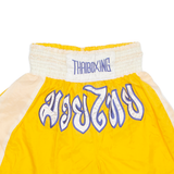 Thai Boxing Mens Sports Shorts Yellow Relaxed M W26