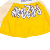 Thai Boxing Mens Sports Shorts Yellow Relaxed M W26