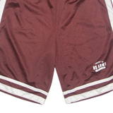 CHAMPION Mens Sports Shorts Maroon Relaxed M W30