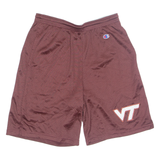 CHAMPION Virginia Tech USA Mens Sports Shorts Maroon Relaxed M W28