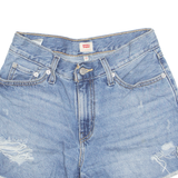 LEVI'S Cut Off Womens Denim Shorts Blue XS W25