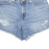 LEVI'S Cut Off Womens Denim Shorts Blue XS W25