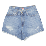 LEVI'S Cut Off Womens Denim Shorts Blue XS W25