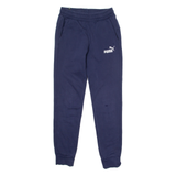 PUMA Mens Joggers Blue Tapered S W28 L29