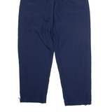 ADIDAS Womens Track Pants Blue Straight UK 16 W32 L30