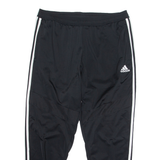 ADIDAS Mens Track Pants Black Tapered L W36 L30