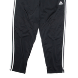 ADIDAS Mens Track Pants Black Tapered L W36 L30