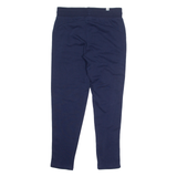PUMA Womens Track Pants Blue Skinny UK 6 W28 L27