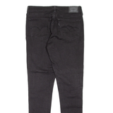 LEVI'S 710 Womens Jeans Black Slim Skinny Stone Wash W34 L30
