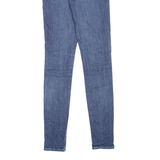 LEVI'S 721 High Rise Womens Jeans Blue Slim Skinny Stone Wash W25 L32