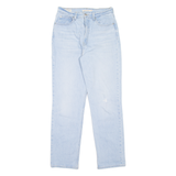 LEVI'S 70's High BIG E Womens Jeans Blue Slim Straight Stone Wash W28 L29