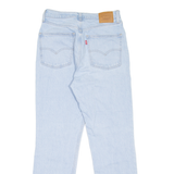 LEVI'S 70's High BIG E Womens Jeans Blue Slim Straight Stone Wash W28 L29