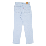 LEVI'S 70's High BIG E Womens Jeans Blue Slim Straight Stone Wash W28 L29