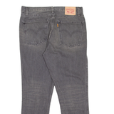 LEVI'S Womens Jeans Grey Slim Tapered Stone Wash W30 L25
