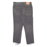 LEVI'S Womens Jeans Grey Slim Tapered Stone Wash W30 L25