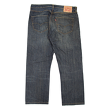 LEVI'S 501 Jeans Mens Blue Regular Straight Stone Wash W36 L27