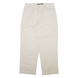 NAUTICA Mens Trousers Beige Relaxed Straight W34 L31