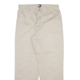 TOMMY HILFIGER Mens Trousers Beige Regular Straight W34 L32
