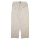 TOMMY HILFIGER Mens Trousers Beige Regular Straight W34 L32