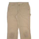 CARHARTT Carpenter Womens Trousers Beige Regular Straight W30 L31