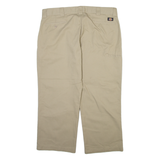 DICKIES Mens Trousers Beige Relaxed Straight W40 L27