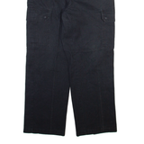DICKIES Cargo Womens Trousers Black Regular Straight W34 L29
