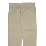 DICKIES Mens Trousers Beige Slim Straight W36 L31