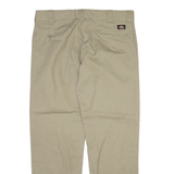 DICKIES Mens Trousers Beige Slim Straight W36 L31