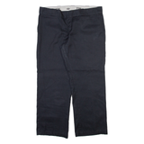 DICKIES Womens Trousers Black Regular Straight W37 L28