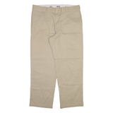 DICKIES 874 Workwear Mens Trousers Beige Regular Straight W38 L30