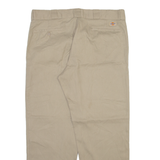 DICKIES 874 Workwear Mens Trousers Beige Regular Straight W38 L30