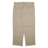 DICKIES 874 Workwear Mens Trousers Beige Regular Straight W38 L30
