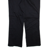 DICKIES Womens Trousers Black Relaxed Straight W36 L28