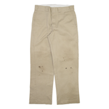 DICKIES 874 Workwear Mens Trousers Beige Regular Straight W32 L30