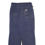 CARHARTT Mens Trousers Blue Relaxed Straight W32 L32