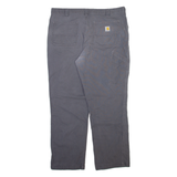 CARHARTT Mens Trousers Grey Relaxed Straight W40 L32