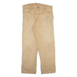 DICKIES Carpenter Mens Trousers Beige Relaxed Straight W40 L32