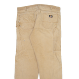 DICKIES Carpenter Mens Trousers Beige Relaxed Straight W40 L32