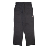 DICKIES Mens Trousers Black Relaxed Straight W34 L32