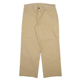DICKIES Mens Trousers Beige Regular Straight W34 L30