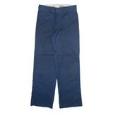 DICKIES 874 Workwear Mens Trousers Blue Regular Straight W30 L30