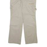 DICKIES Cargo Womens Trousers Beige Relaxed Straight W32 L31