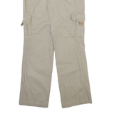 DICKIES Cargo Womens Trousers Beige Relaxed Straight W32 L31