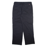DICKIES Cargo Mens Trousers Black Regular Straight W36 L32