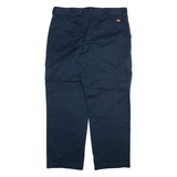 DICKIES Cargo Mens Trousers Blue Relaxed Straight W40 L32