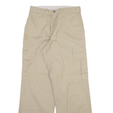 DICKIES Cargo Mens Trousers Beige Regular Straight W29 L31