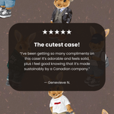 Chocolate Brown Rabbit Friends Google Pixel 9a Case