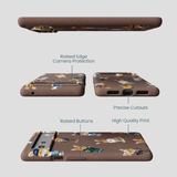 Chocolate Brown Rabbit Friends Google Pixel 6 Case