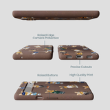 Chocolate Brown Rabbit Friends Google Pixel 7a Case