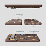 Chocolate Brown Rabbit Friends Google Pixel 7 Pro Case
